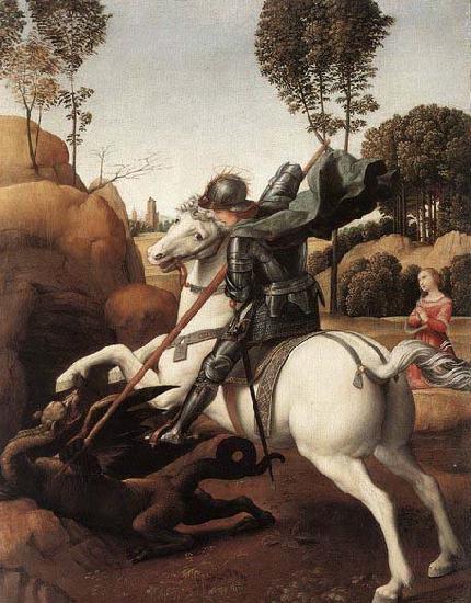 RAFFAELLO Sanzio St George and the Dragon